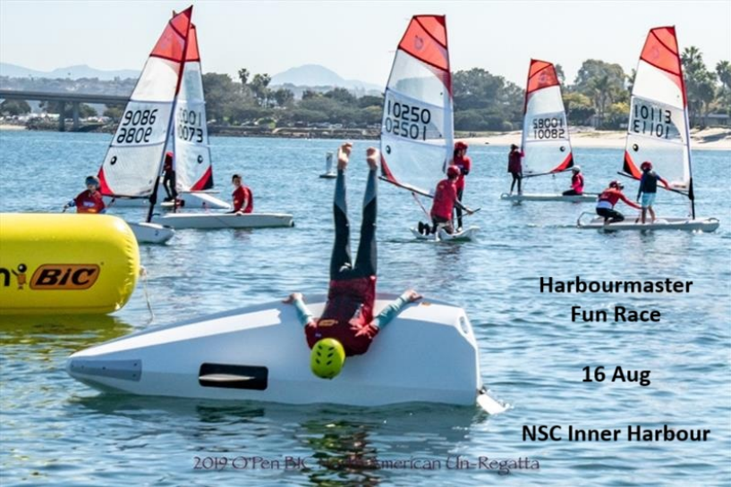 Dingy sailboats racing
