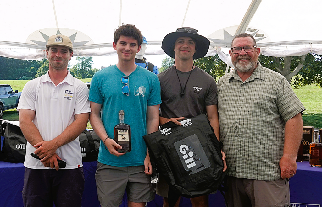 NSC racing winners receive award from regatta officials