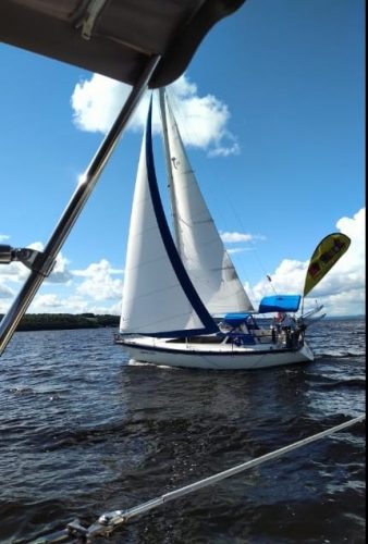 sailboat under sail