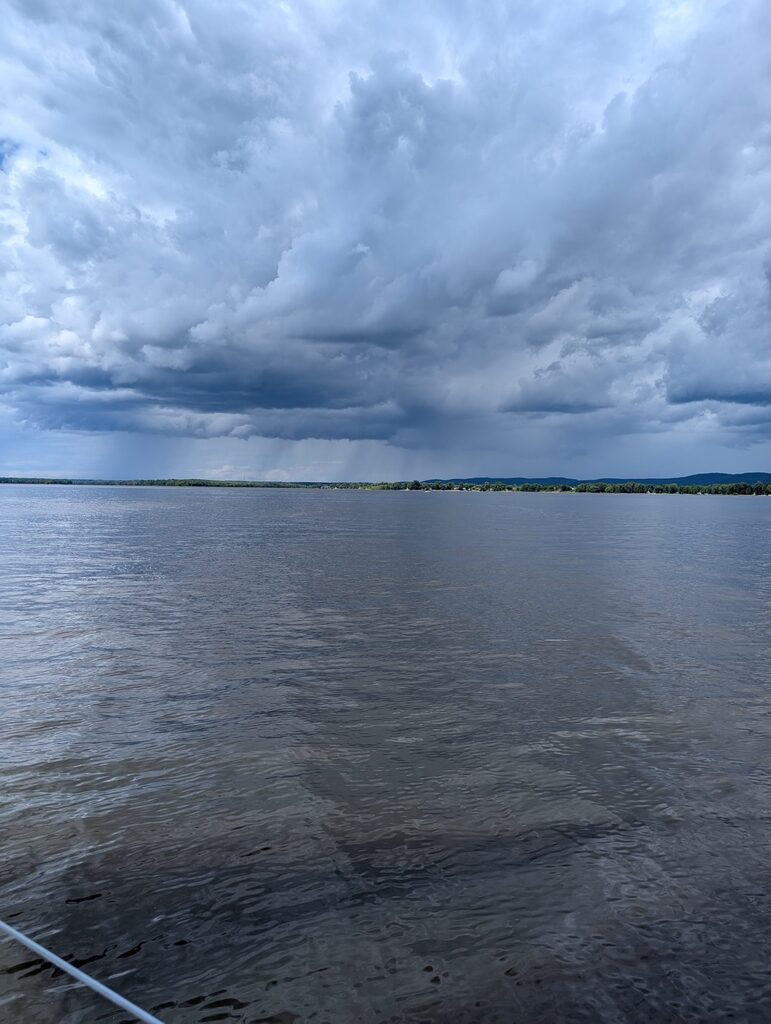 Approaching rainstorm