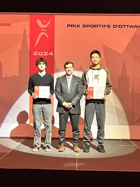 Photo of Joel Voyer and Siqi Zhang