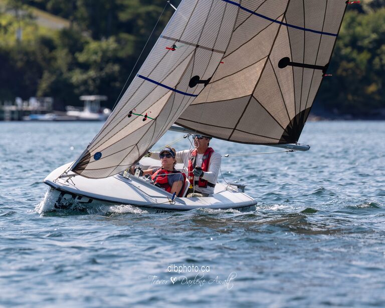Mobility Cup sailors racing