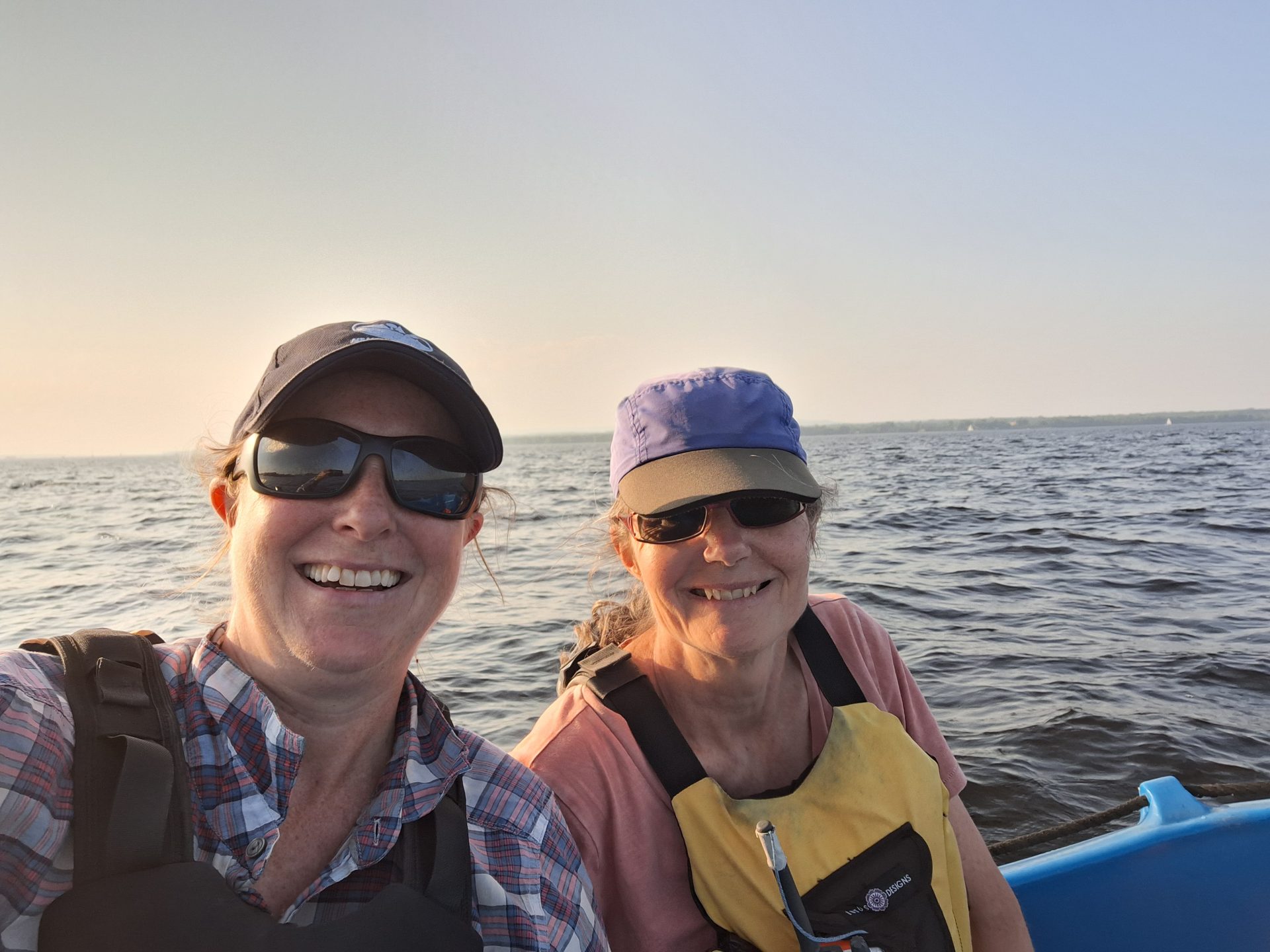 Two sailors looking into the camera