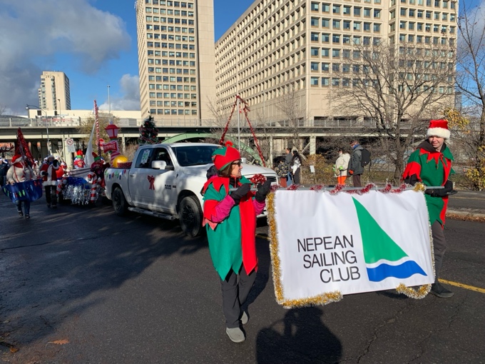 NSC banner at 2025 Santa Parade